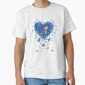 Love Kansas Jayhawk Ku Hearts Best 90S T-Shirt - Graphic Print Unisex - T-Shirt, Sweatshirt, Hoodie