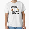 Football And Tacos T-Shirt - Graphic Print for Adults - T-Shirt, Sweatshirt, Hoodie