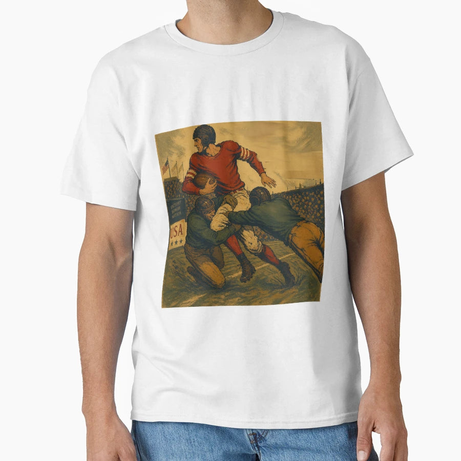 Studies Motion And Impact American T-Shirt - Custom Art Print Men Women - T-Shirt, Sweatshirt, Hoodie