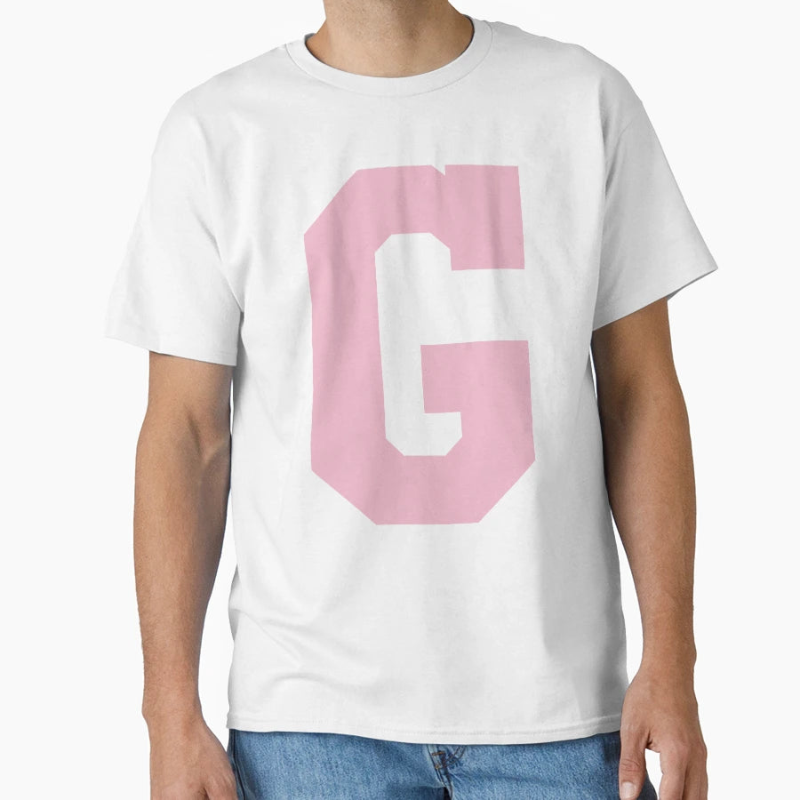 Alphabet Rose G Sports Letter G T-Shirt - Aesthetic Graphic Men Women - T-Shirt, Sweatshirt, Hoodie