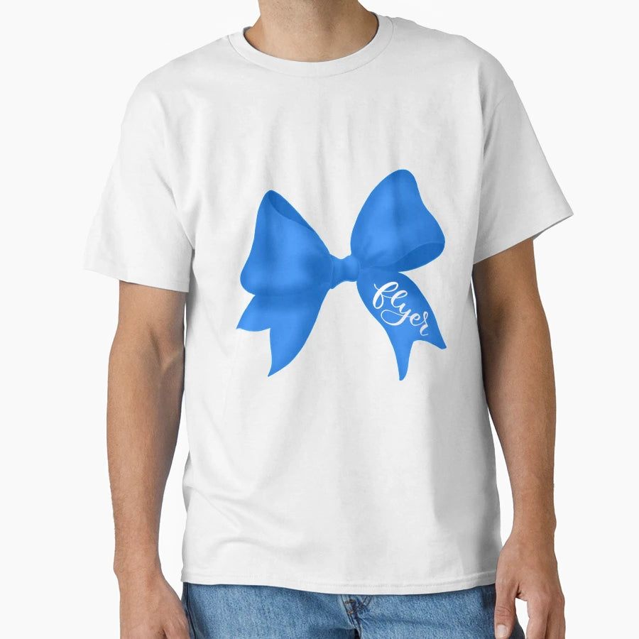 Blue Flyer Bow T-Shirt - Fun Novelty Design Men Women - T-Shirt, Sweatshirt, Hoodie