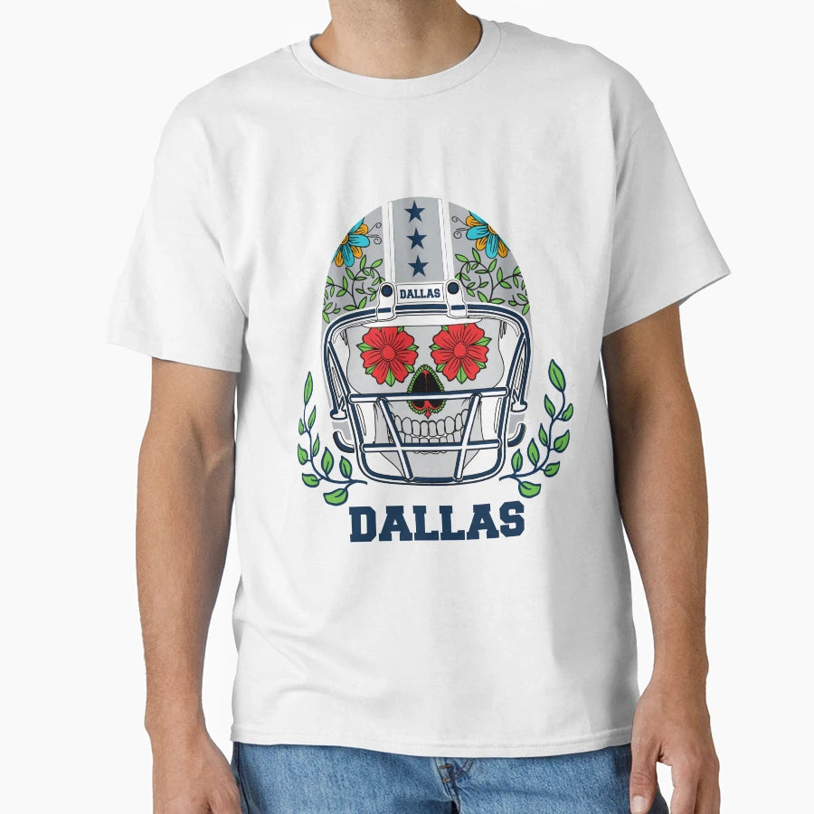 Dallas Skull T-Shirt - Graphic Print for Adults - T-Shirt, Sweatshirt, Hoodie