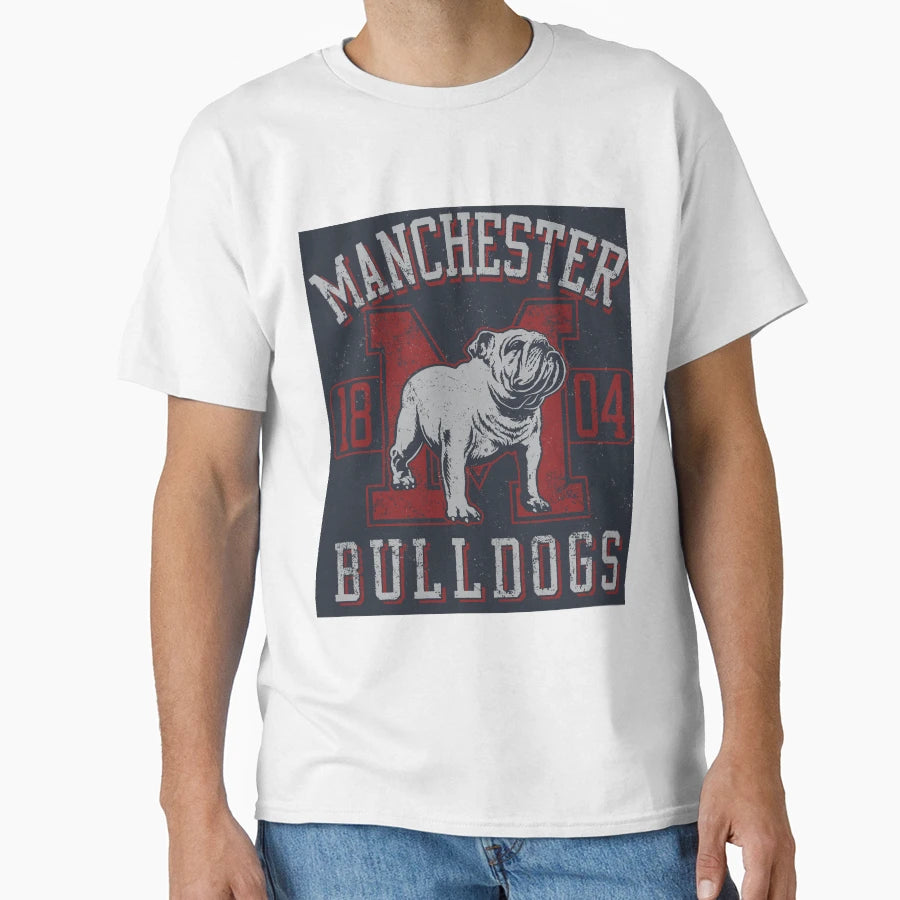 Manchester Bulldogs T-Shirt - Custom Art Print Men Women - T-Shirt, Sweatshirt, Hoodie
