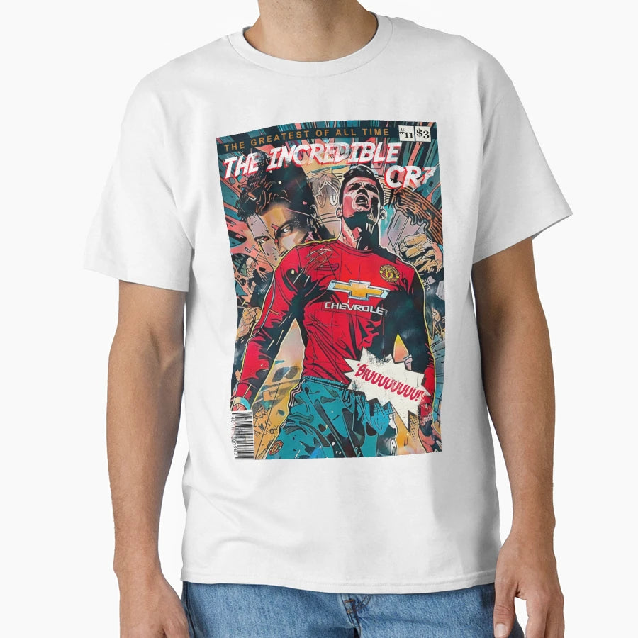 Ronaldo Comic T-Shirt - Graphic Print Unisex - T-Shirt, Sweatshirt, Hoodie