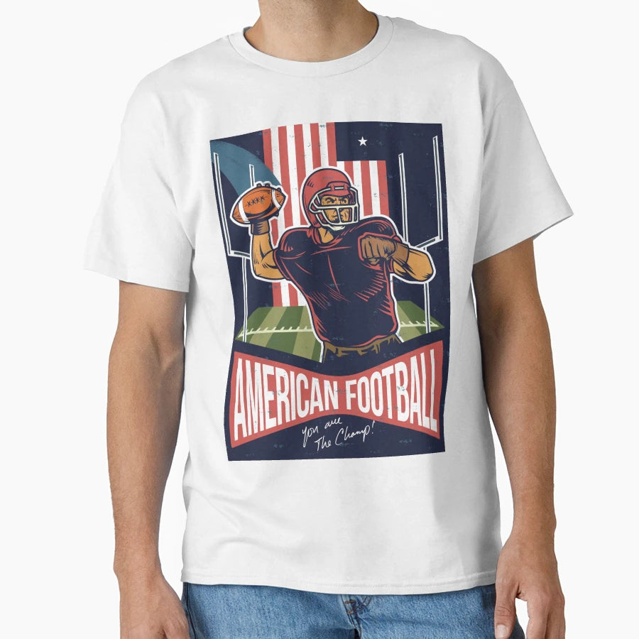 American Football T-Shirt - Fun Novelty Design Unisex - T-Shirt, Sweatshirt, Hoodie