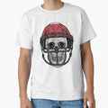 Football Skull T-Shirt - Streetwear Style Men Women - T-Shirt, Sweatshirt, Hoodie