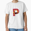 P Letter Monogram T-Shirt - Aesthetic Graphic for Adults - T-Shirt, Sweatshirt, Hoodie
