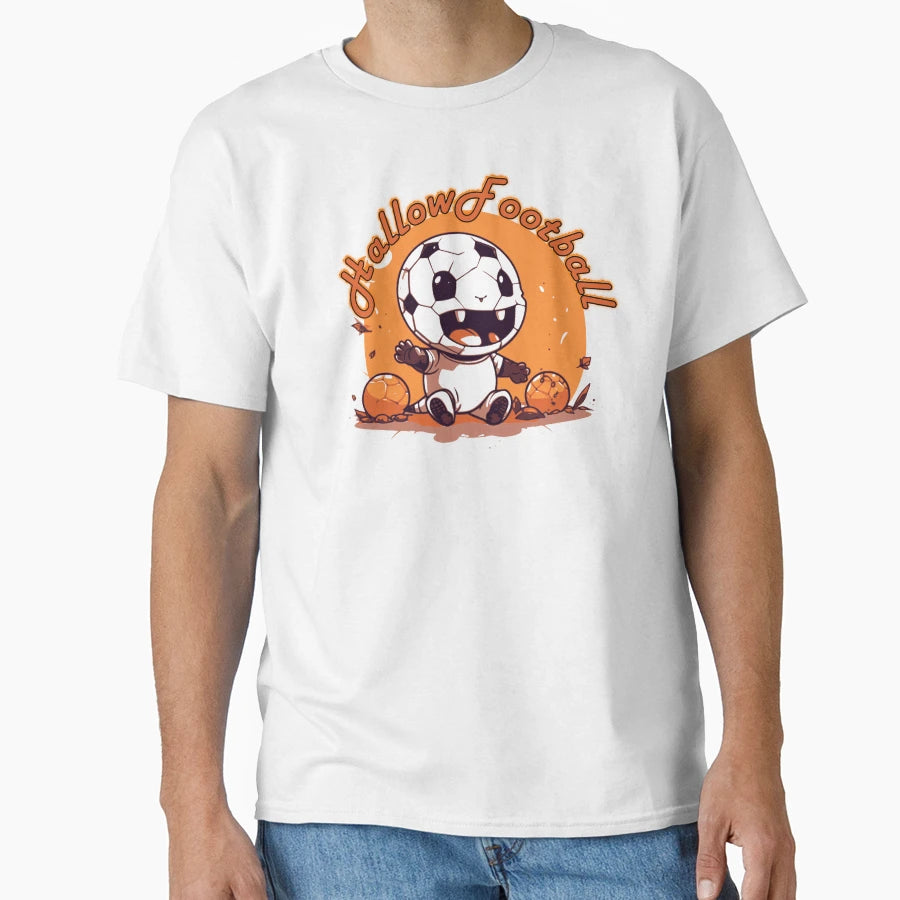 Halloween Football T-Shirt - Trendy Graphic for Adults - T-Shirt, Sweatshirt, Hoodie
