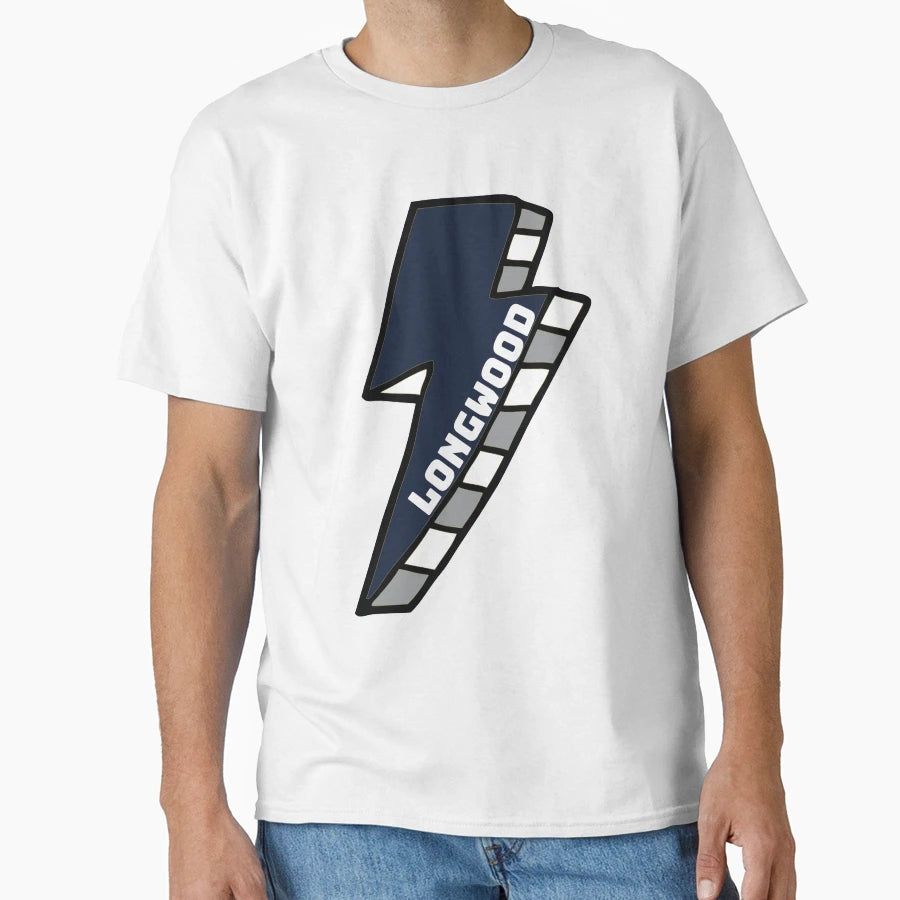 Longwood University Lightning Bolt T-Shirt - Novelty Apparel Unisex - T-Shirt, Sweatshirt, Hoodie