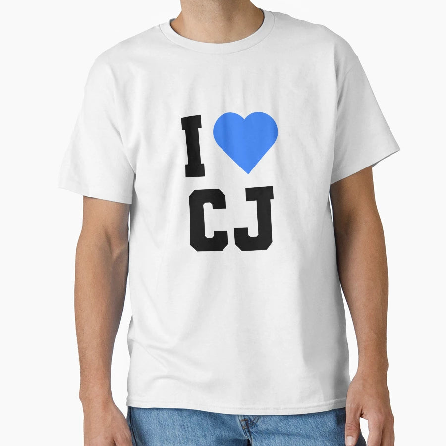 I Love Cj T-Shirt - Aesthetic Graphic Unisex - T-Shirt, Sweatshirt, Hoodie