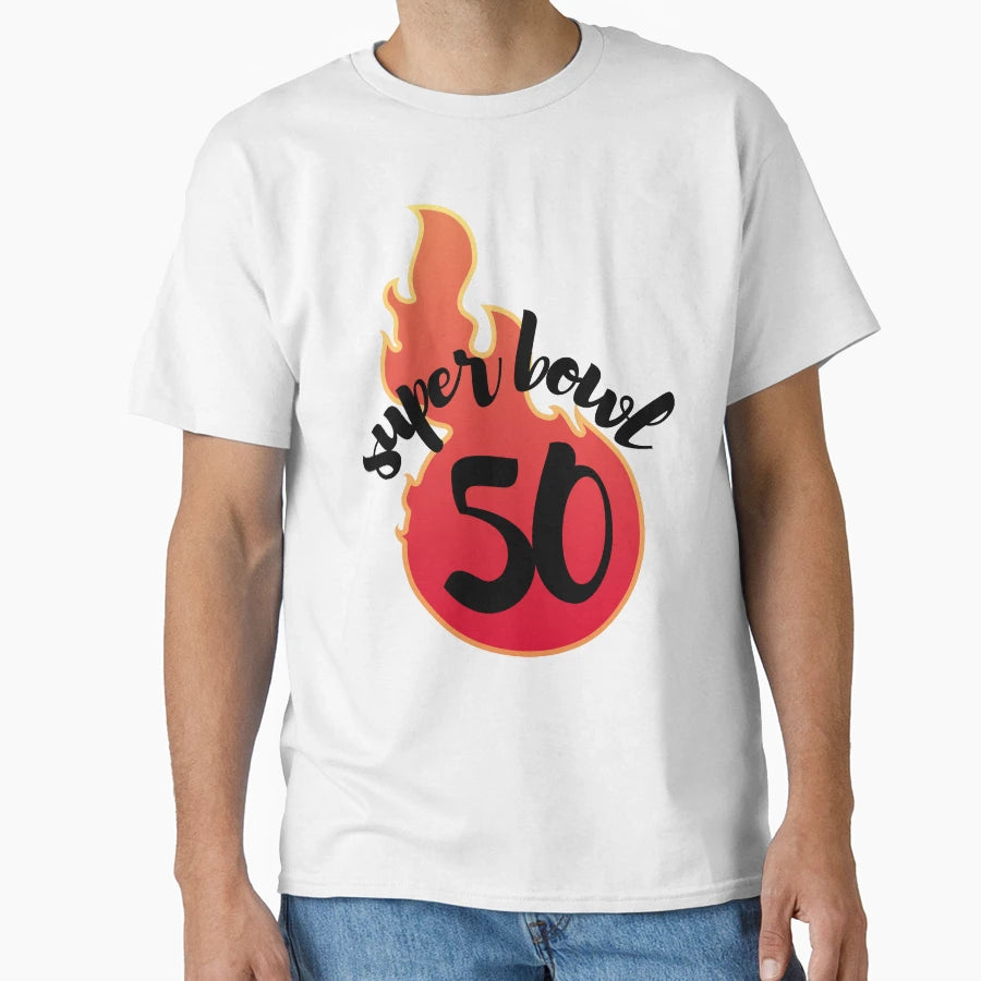 Super Bowl 50 T-Shirt - Aesthetic Graphic Unisex - T-Shirt, Sweatshirt, Hoodie