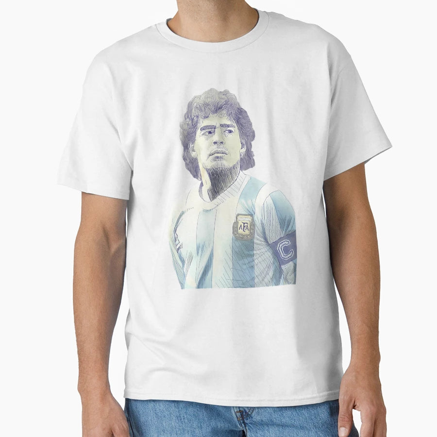 Diego Maradona Argentina Football T-Shirt - Unique Graphic Men Women - T-Shirt, Sweatshirt, Hoodie