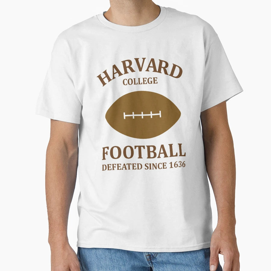 Harvard Football T-Shirt - Minimalist Print Men Women - T-Shirt, Sweatshirt, Hoodie