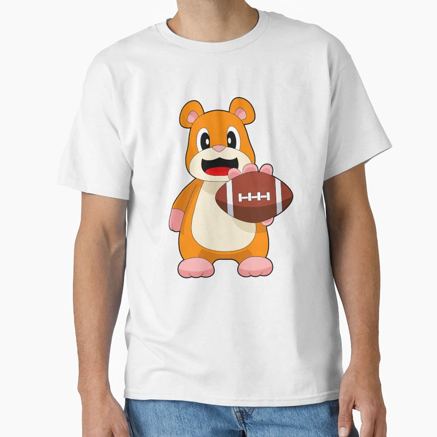 Hamster American Football Sports T-Shirt - Streetwear Style for Adults - T-Shirt, Sweatshirt, Hoodie
