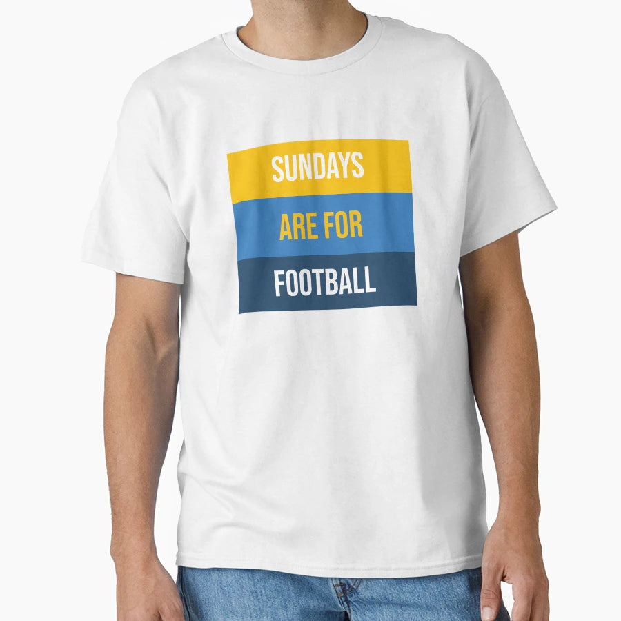Sundays Are Football T-Shirt - Trendy Graphic for Adults - T-Shirt, Sweatshirt, Hoodie