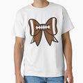 Football Bow Cheer Cheerleader T-Shirt - Fun Novelty Design Unisex - T-Shirt, Sweatshirt, Hoodie