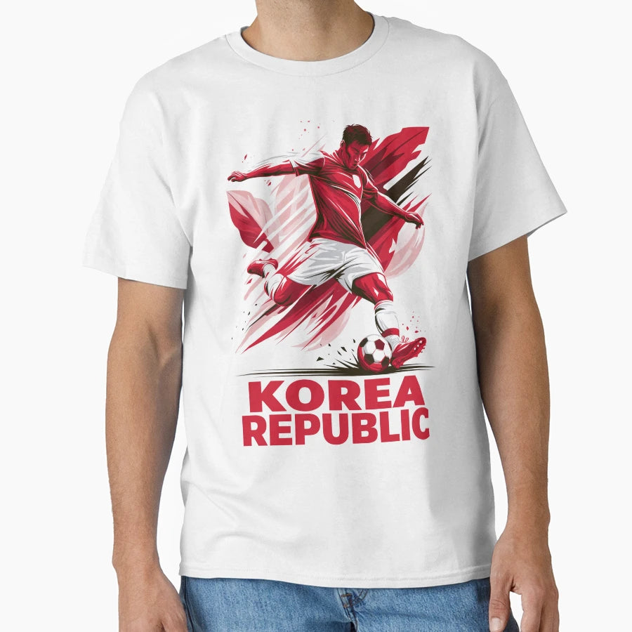 Korea Republic Soccer T-Shirt - Trendy Graphic Unisex - T-Shirt, Sweatshirt, Hoodie