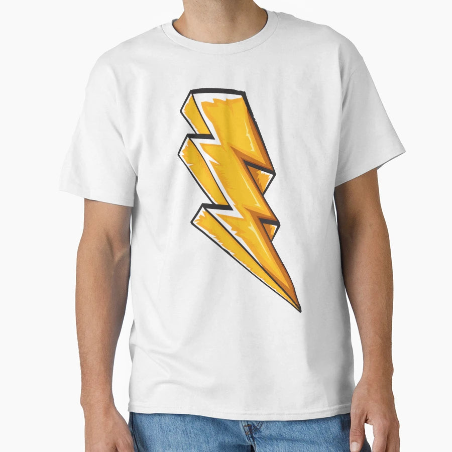High Voltage Cartoon Flash T-Shirt - Custom Art Print for Adults - T-Shirt, Sweatshirt, Hoodie