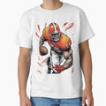 American Football Quarterback T-Shirt - Custom Art Print for Adults - T-Shirt, Sweatshirt, Hoodie