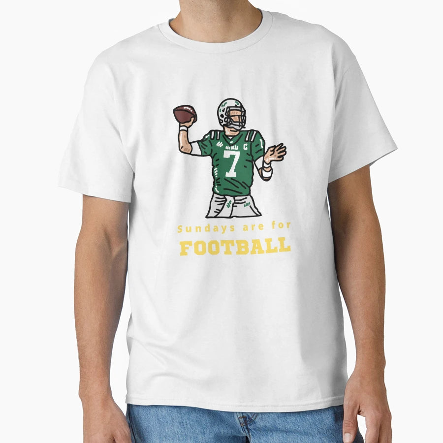 Sundays Are Football Sunday Football T-Shirt - Graphic Print Unisex - T-Shirt, Sweatshirt, Hoodie