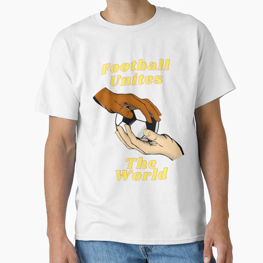 Football Unites World 7 T-Shirt - Minimalist Print Men Women - T-Shirt, Sweatshirt, Hoodie