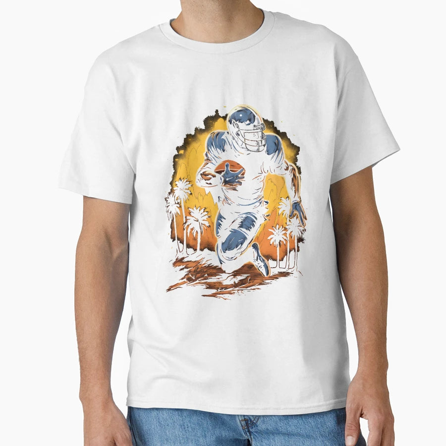American Football Rugby Player T-Shirt - Streetwear Style for Adults - T-Shirt, Sweatshirt, Hoodie