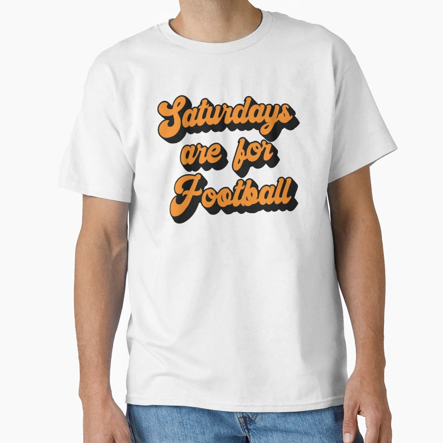 Saturdays Are Football T-Shirt - Aesthetic Graphic Unisex - T-Shirt, Sweatshirt, Hoodie