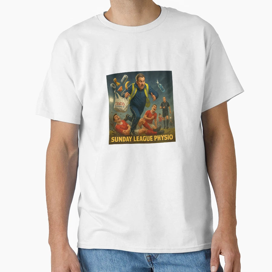Sunday League Physio T-Shirt - Fun Novelty Design Men Women - T-Shirt, Sweatshirt, Hoodie