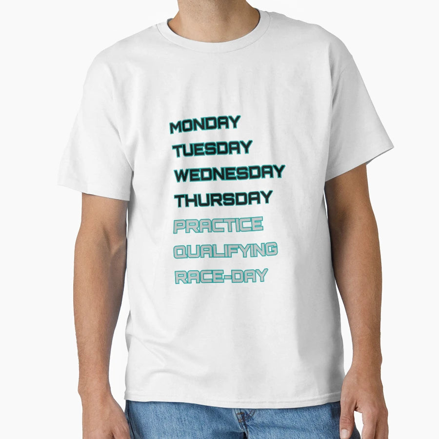 Silver Arrows Days Race Week T-Shirt - Minimalist Print Unisex - T-Shirt, Sweatshirt, Hoodie