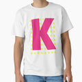 K Letter Letter K T-Shirt - Novelty Apparel for Adults - T-Shirt, Sweatshirt, Hoodie