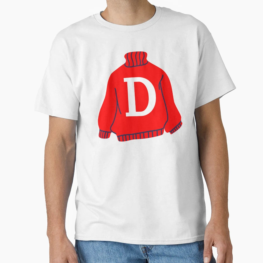 Letter T-Shirt - Minimalist Print for Adults - T-Shirt, Sweatshirt, Hoodie