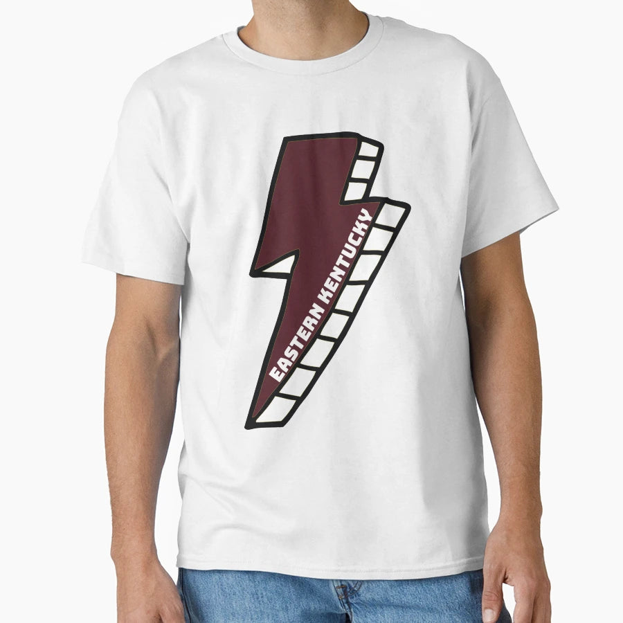 Eastern Kentucky University Lightning T-Shirt - Graphic Print Men Women - T-Shirt, Sweatshirt, Hoodie