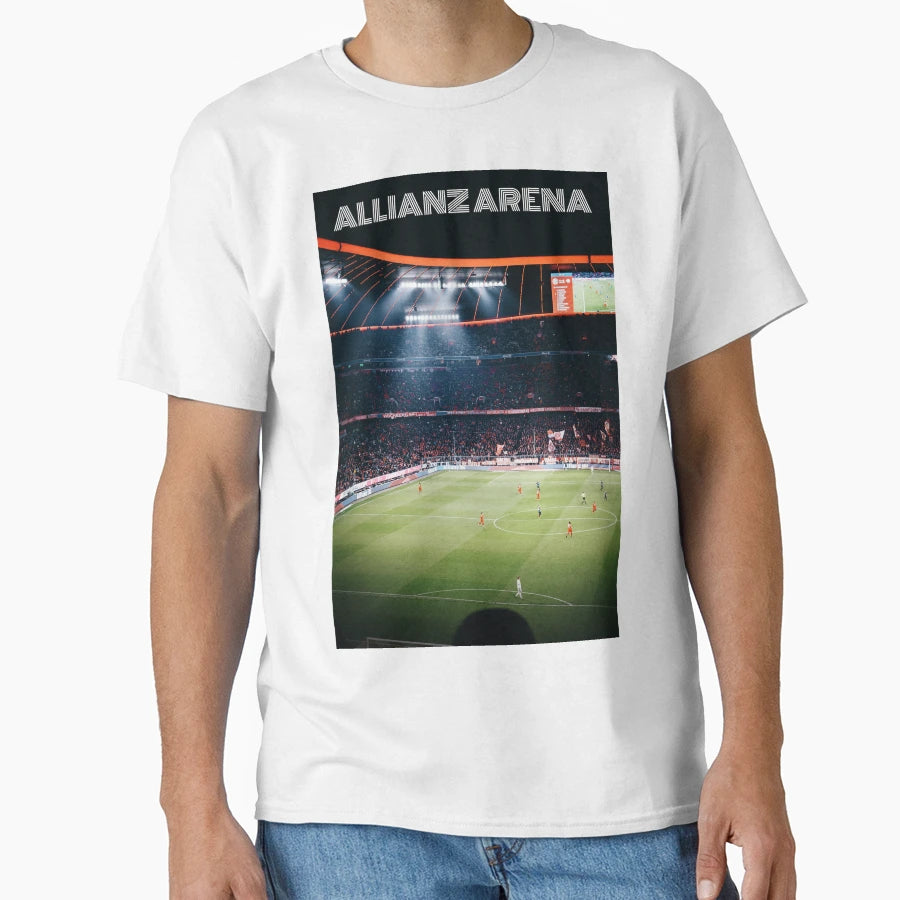 Allizanz Arena Bayern Munich Football T-Shirt - Fun Novelty Design Unisex - T-Shirt, Sweatshirt, Hoodie