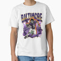 Baltimore Football Skull T-Shirt - Streetwear Style Men Women - T-Shirt, Sweatshirt, Hoodie