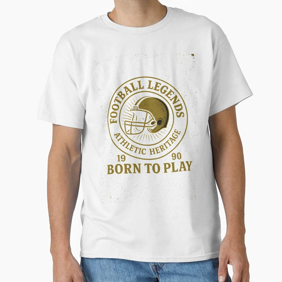 Football Legends Badge T-Shirt - Casual Everyday Wear for Adults - T-Shirt, Sweatshirt, Hoodie