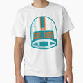 Miami Throwback Football Helmet T-Shirt - Streetwear Style Men Women - T-Shirt, Sweatshirt, Hoodie