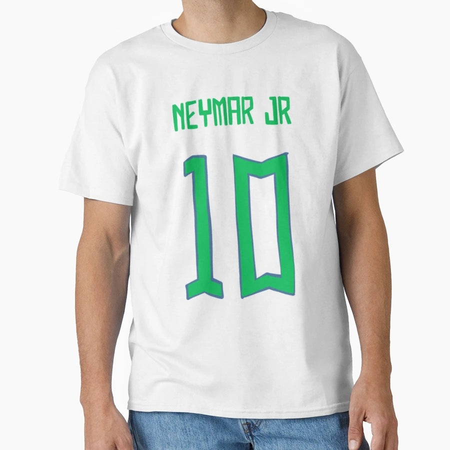 Neymar Jr 10 Brazil T-Shirt - Custom Art Print Men Women - T-Shirt, Sweatshirt, Hoodie