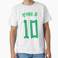 Neymar Jr 10 Brazil T-Shirt - Custom Art Print Men Women - T-Shirt, Sweatshirt, Hoodie