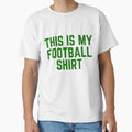 Football Team Colors Green Game Day T-Shirt - Unique Graphic Men Women - T-Shirt, Sweatshirt, Hoodie