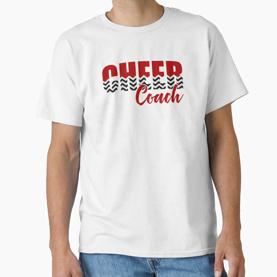 Cheer Coach Proud Cheerleading T-Shirt - Streetwear Style for Adults - T-Shirt, Sweatshirt, Hoodie
