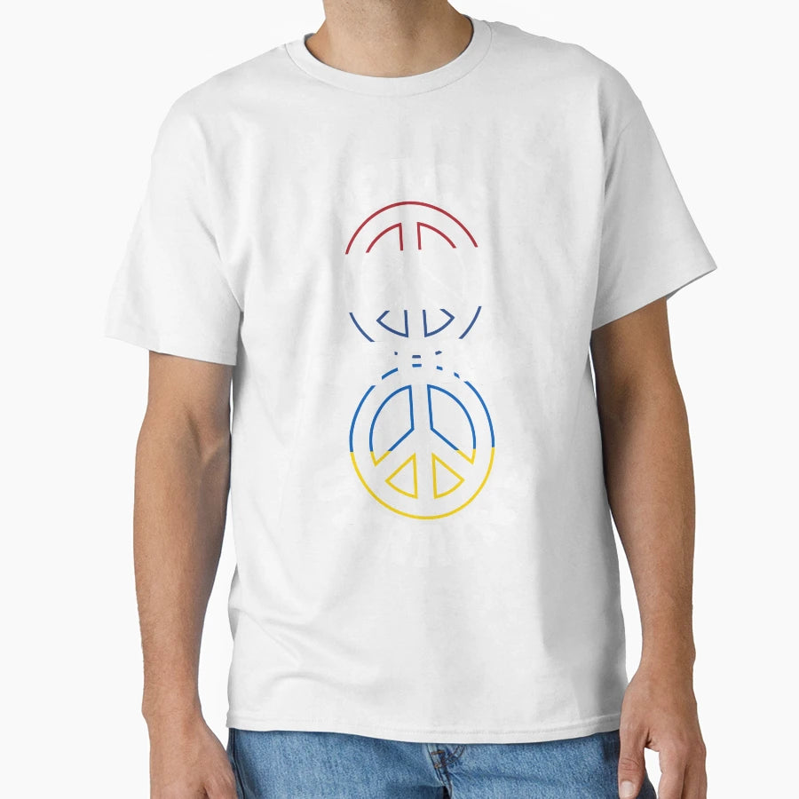 Peace Ukraine Netherlands Supporters T-Shirt - Aesthetic Graphic Unisex - T-Shirt, Sweatshirt, Hoodie