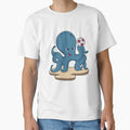Octopus Soccer Player Soccer T-Shirt - Trendy Graphic Unisex - T-Shirt, Sweatshirt, Hoodie