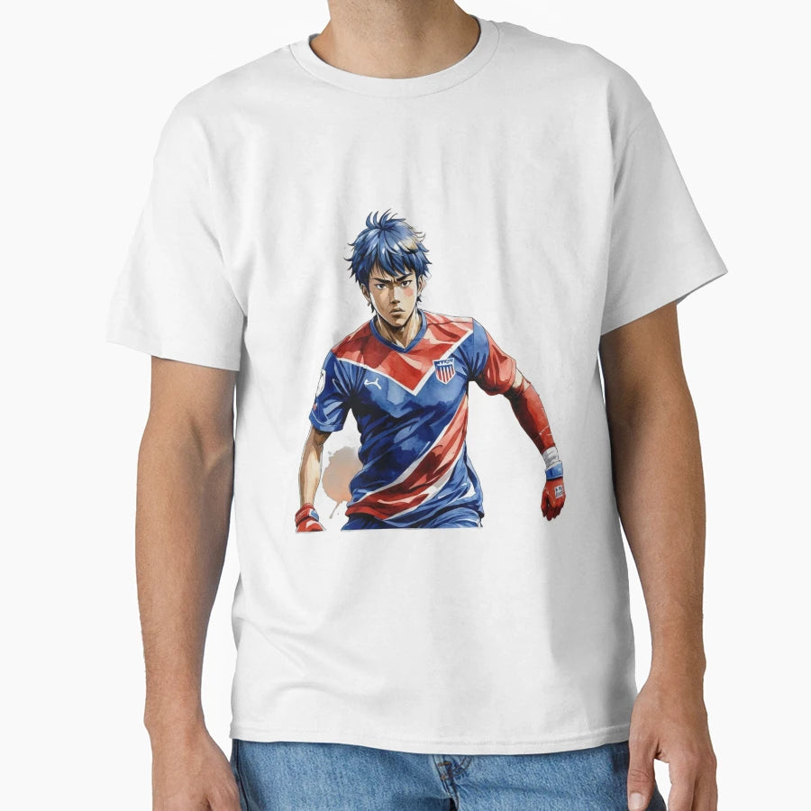Football Manga 4 T-Shirt - Aesthetic Graphic Men Women - T-Shirt, Sweatshirt, Hoodie