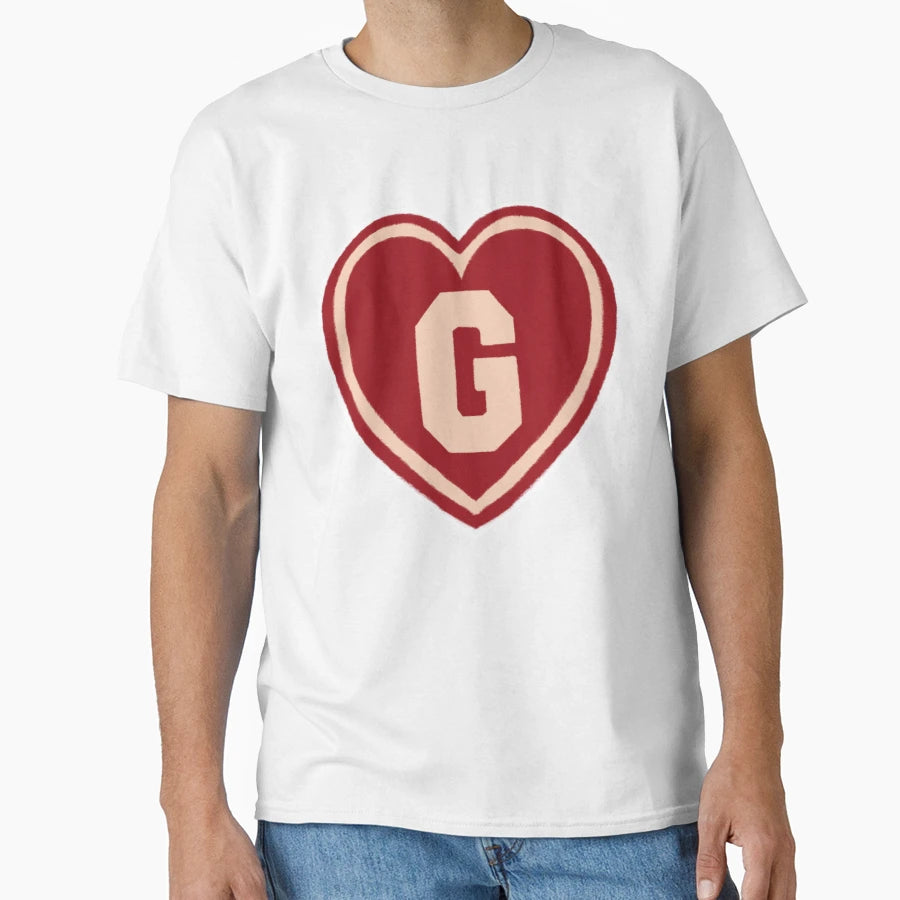 Coquette Heart Initial G T-Shirt - Trendy Graphic Men Women - T-Shirt, Sweatshirt, Hoodie