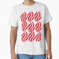 Red Lines T-Shirt - Aesthetic Graphic for Adults - T-Shirt, Sweatshirt, Hoodie