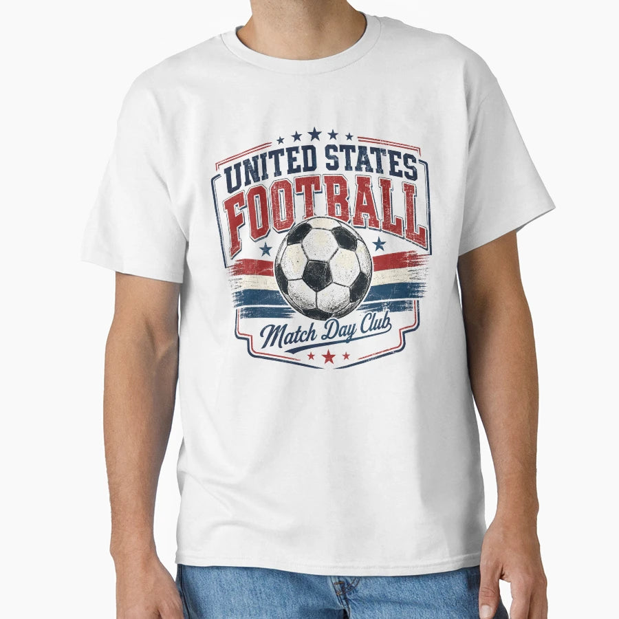 United States Football Match Day Club T-Shirt - Minimalist Print Men Women - T-Shirt, Sweatshirt, Hoodie