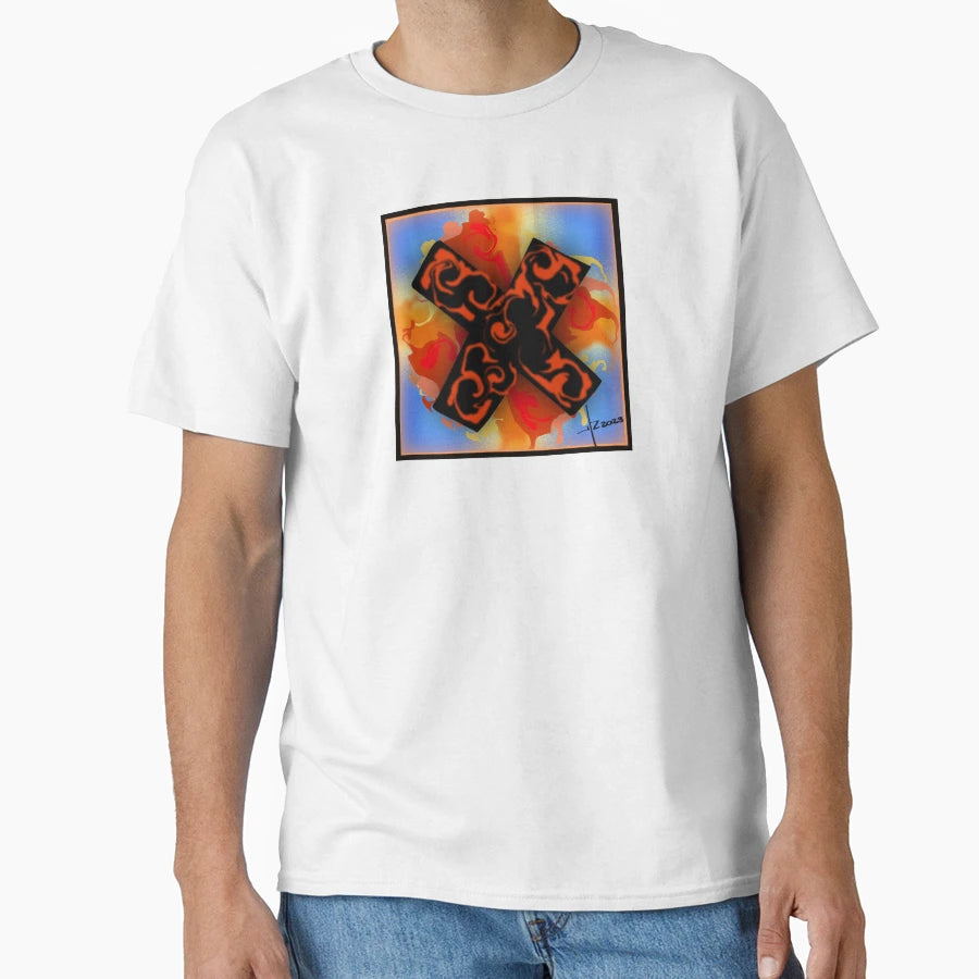 Liquid Magma X Abstract Streetwear T-Shirt - Novelty Apparel Unisex - T-Shirt, Sweatshirt, Hoodie
