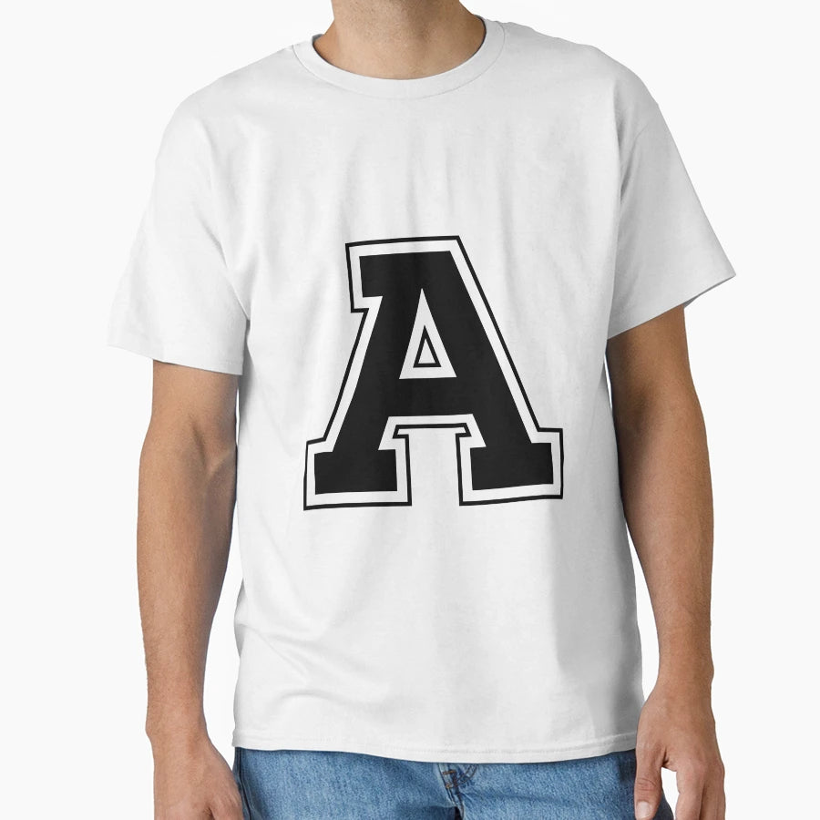 Letter T-Shirt - Novelty Apparel Men Women - T-Shirt, Sweatshirt, Hoodie