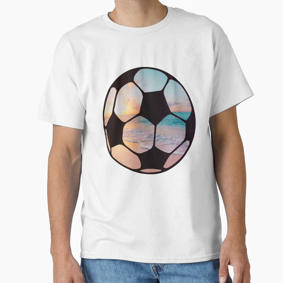 Summer Beach Soccer Season T-Shirt - Aesthetic Graphic Unisex - T-Shirt, Sweatshirt, Hoodie