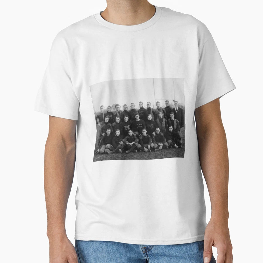 1910 Michigan Football Team T-Shirt - Novelty Apparel for Adults - T-Shirt, Sweatshirt, Hoodie